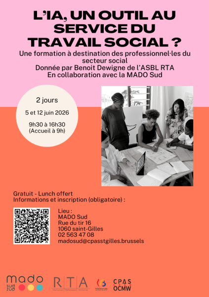 Formation "L'IA, un outil au service du travail social ?"