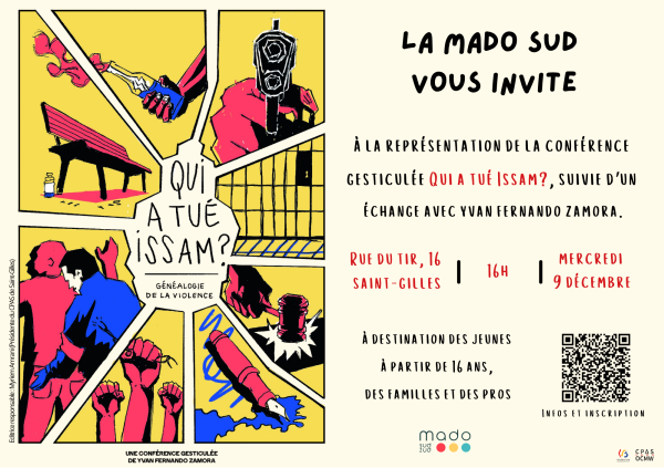 "Qui a tué Issam ?", une conférence gesticulée sur les origines systémiques de la violence